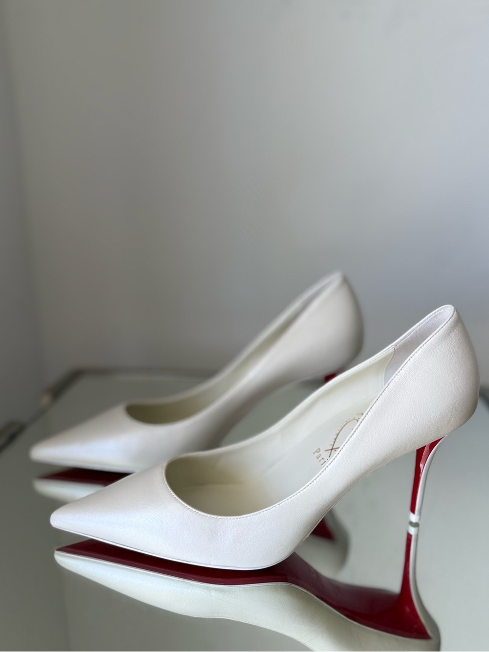 Christian Louboutin Miss Z 80 leather pumps $1,045 40.5 - Picture 6 of 14